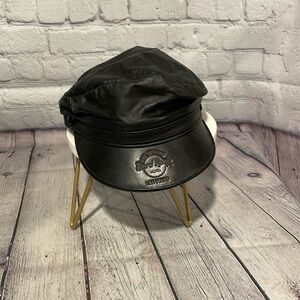 Hard rock hotel leather biker hat, Las Vegas- Collectors Item